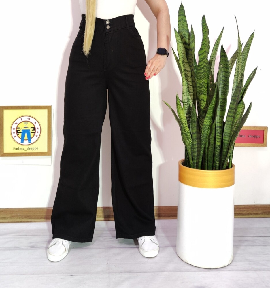 شلوار جین بگ مشکی کد 391