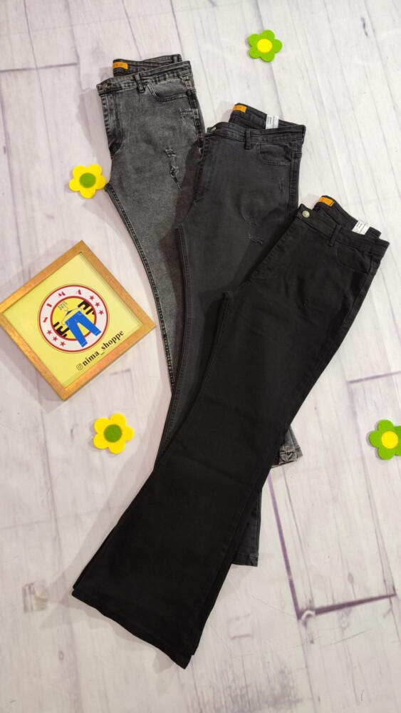 شلوارجین بوت کات کد 398