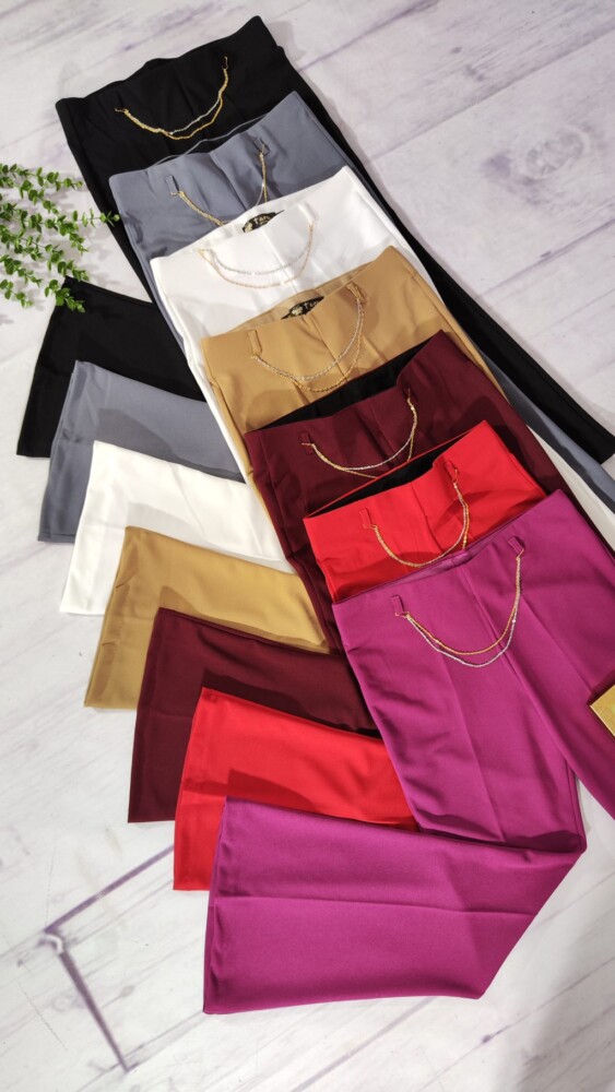 شلوار بوت کات کرپ کش کد 243