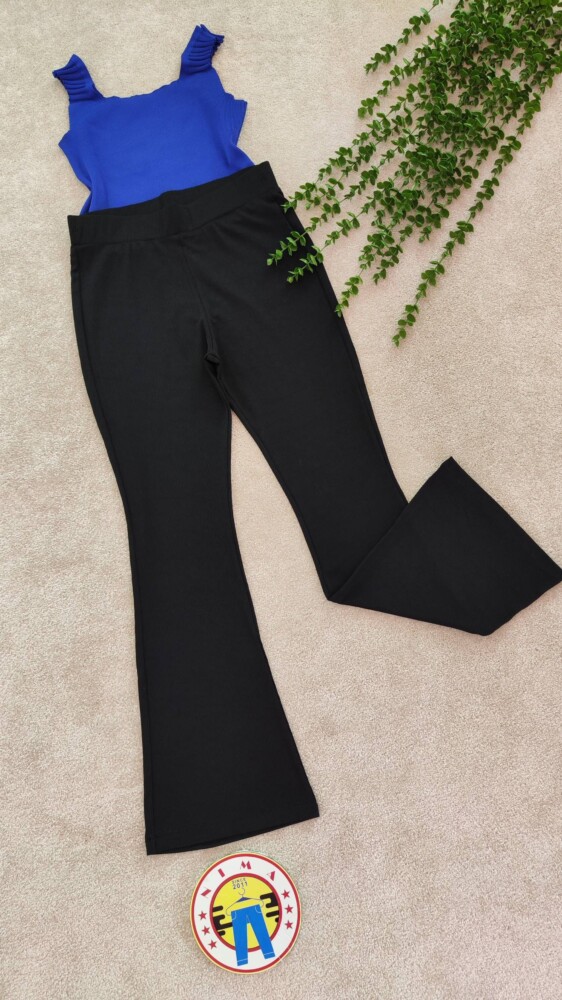 شلوار بوت کات کبریتی مشکی کد 294