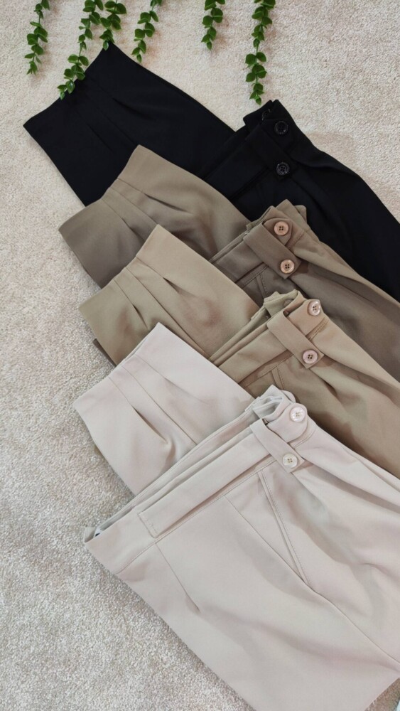 شلوار کرپ مام ترک 4رنگ کد 296