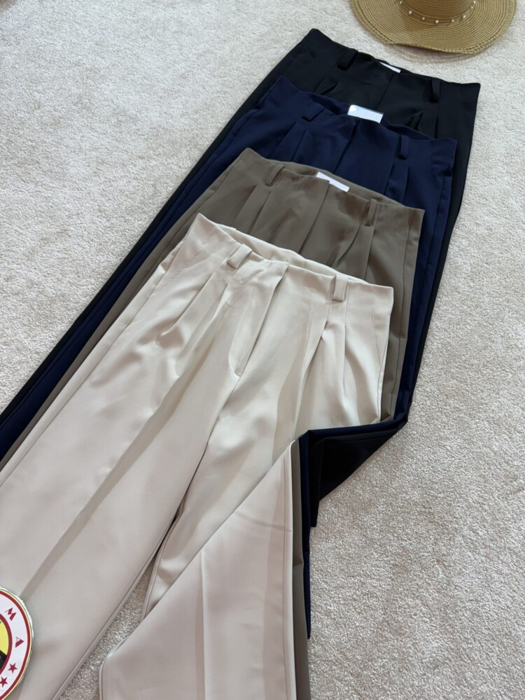 شلوار کرپ واید ۴رنگ کد ۲۰۰۳