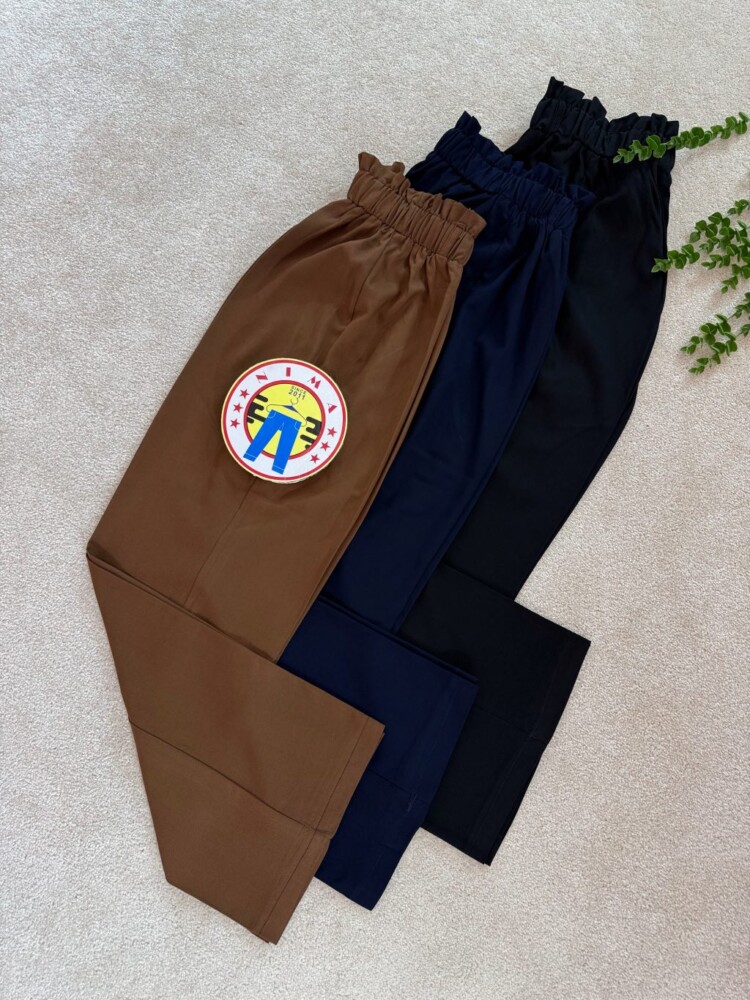 شلوارراسته نخی میله ای ۳رنگ کد۲۰۰۴